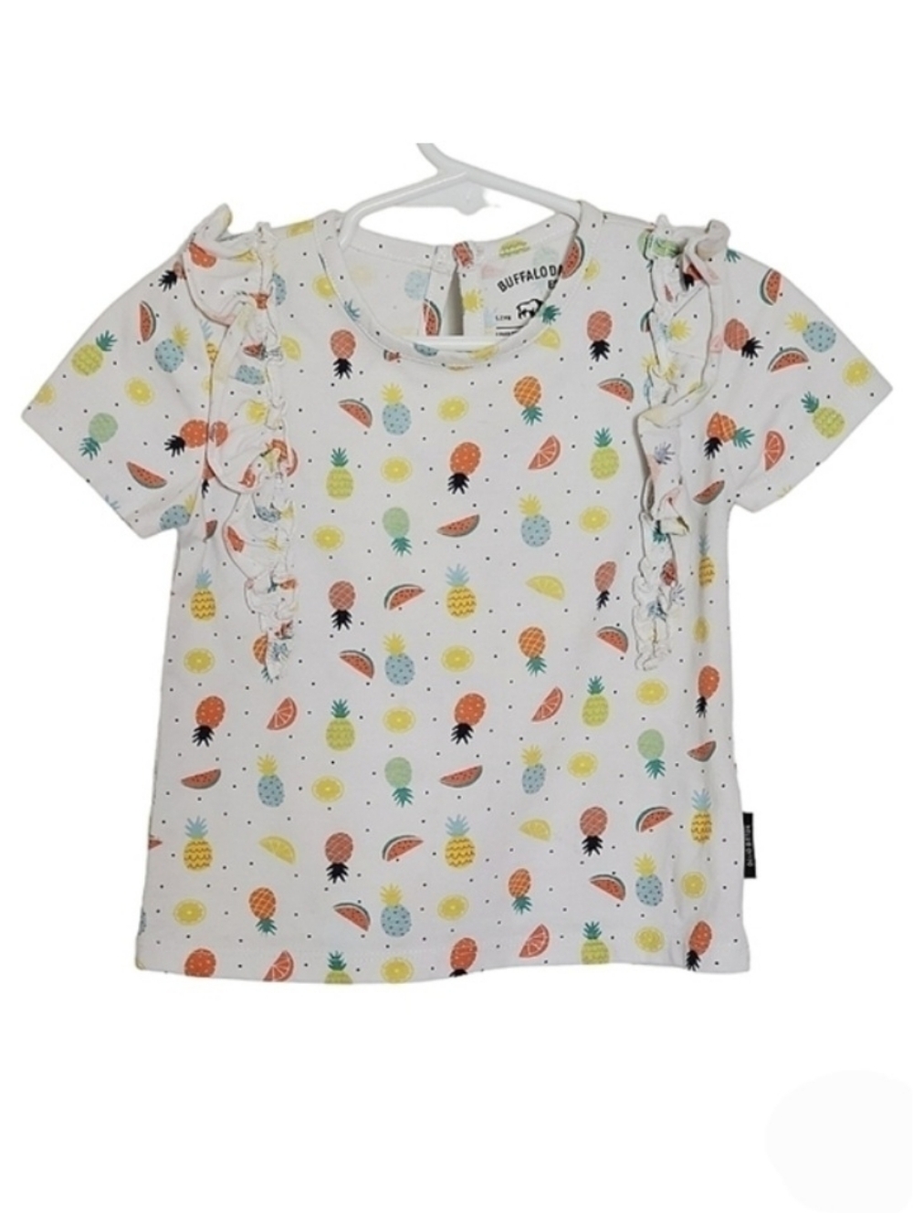 K1014 * Buffalo David Bitton Girls Fruit Print Tee Size 3T